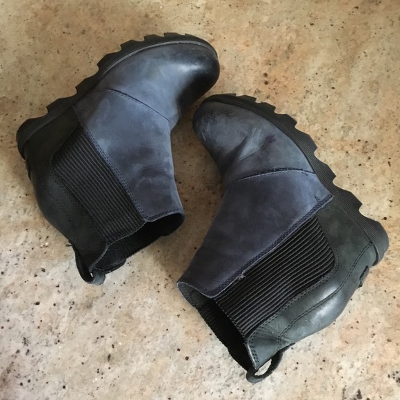 Sorel Joan of Arctic of Arctic Wedge II Chelsea Leather Boots